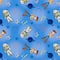 Disney® Pixar Toy Story Buzz & Woody Blue Cotton Fabric